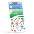 Peel N Play Sticker Sheet w/ Repositionable Children's Sport Scene